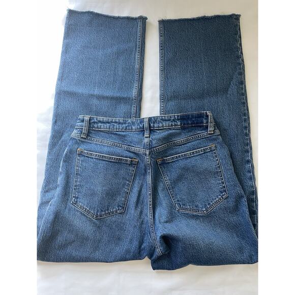 Abercrombie & Fitch The 90's Relaxed High Rise Jeans Curve Love Sz 30L 30 - Picture 5 of 8